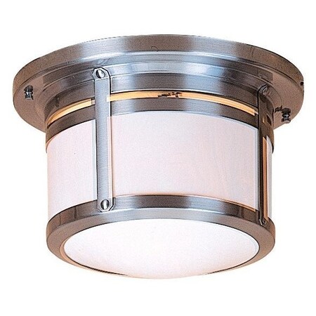 Arroyo Craftsman 10" Berkeley Flush Ceiling Mount, Pewter, Amber Mica Glass BCM-10M-P